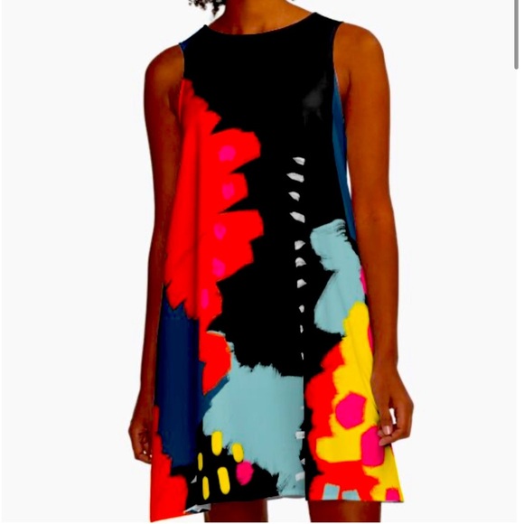 👗 Redbubble A-Line Dress, Size Small - Picture 1 of 4